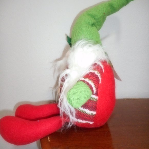NWT Plush Gnome Doll Christmas Holiday No Face - Picture 6 of 7